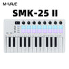 M-VAVE SMK-25 II Midi Pad Controller Tastatur USB Mini 25 Taste 16 RGB Drum Pads 8 Knöpfe mit Musik produktions software enthalten