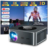 XIWBSY 25000 Lumen Android 4K LED-Projektor 800 ANSI WiFi 6 Bluetooth-Projektor Video Heimkino Autofokus/Keystone-Projektor