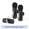 BOYA BY-V-P Wireless Lavalier Lapel Microphone for iPhone15 14 Android Type-C Smartphone Youtube Recording Gaming Streaming Vlog